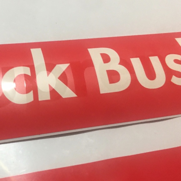 Supreme F Bush Box Logo Sticker - Picture 4 of 5